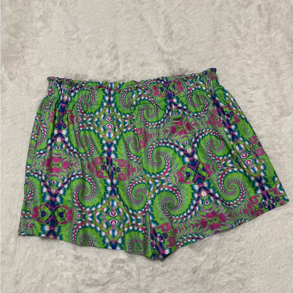 New Xl neon green swim shorts swimming trunks rave festival raver EDC outfit